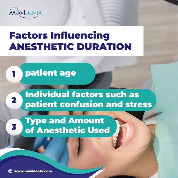 How long does it take for dental anaesthetic to wear off