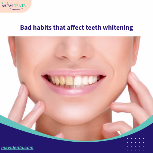 How To Permanently Whiten Teeth Bad habits that affect teeth whitening
